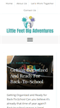 Mobile Screenshot of littlefeetbigadventures.com
